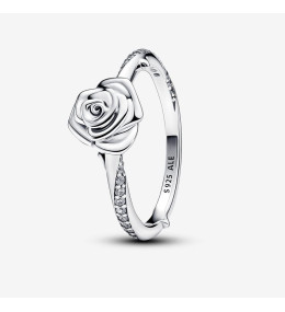 Bague Pandora, rose en fleur, en argent 925/1000, 193215C01