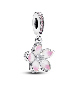 Charm pendentif Pandora moments , fleur de cerisier, en argent 925/1000, 790667C01