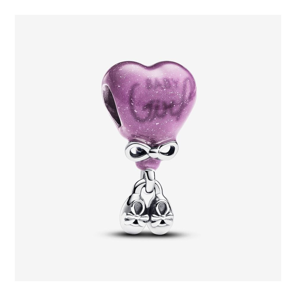 Charm Pandora moments de fille révélateur de genre changeant de couleur, en argent 925/1000, 793238C01