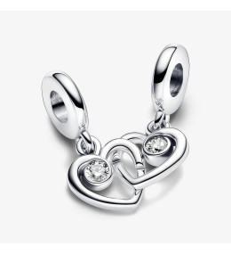 Le Charm Pandora moments pendentif ,séparable Forever & Always en argent 925/1000, 793232C01