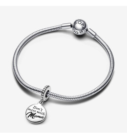 Le Charm Pandora moments pendentif à graver Maman, en argent 925/1000, 793204C01