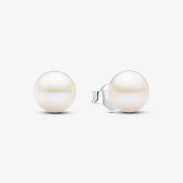 Boucles d'oreilles Pandora, perles de culture d'eau douce de 7 mm, en argent 925/1000, 293169C01