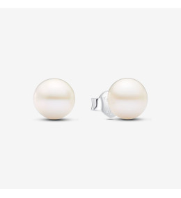 Boucles d'oreilles Pandora, perles de culture d'eau douce de 7 mm, en argent 925/1000, 293169C01