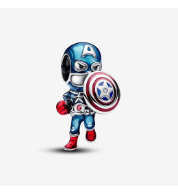 Charm Pandora, Marvel, les Avengers Captain America, argent 925/1000, 793129C01