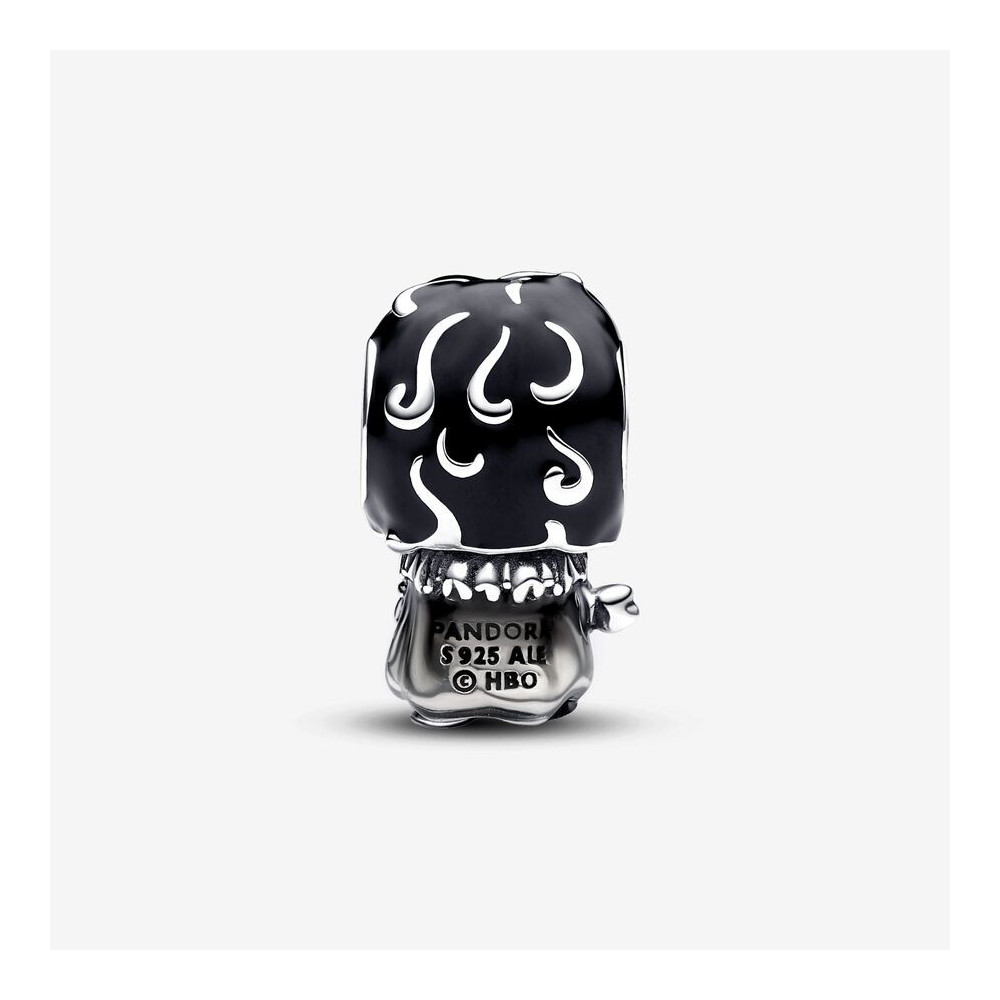 Charme Hippopotame En Argent 925u2030 - 1.4cm - Avec Anneau