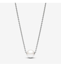 Collier Pandora Timeless, perle de culture d'eau douce, en argent 925/1000, 393167C01-45