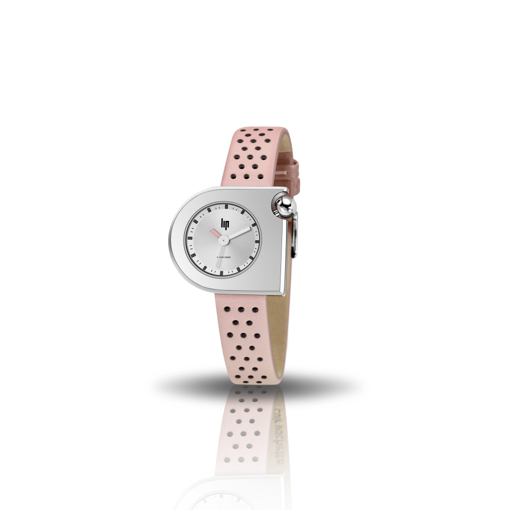 Montre Femme Lip Mach 2000 Mini Moon, 30 X 28 mm, quartz, Ref 671181