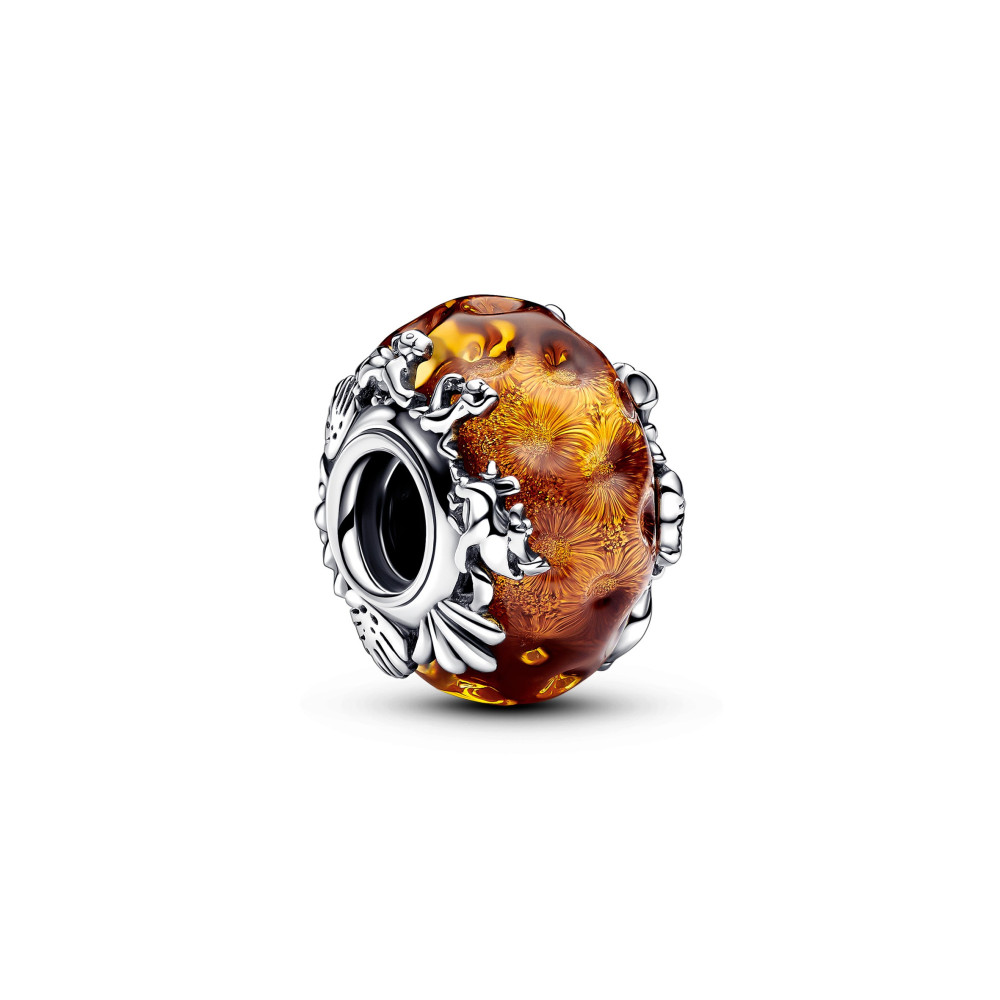 Charm Pandora Disney, Le roi lion verre de Murano en argent 925/1000, 793252C00