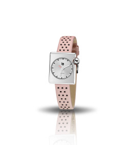 Montre Femme Lip Mach 2000 Mini Square, 30 X 28 mm, quartz, Ref 671182