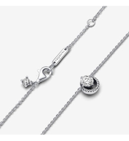 Le Collier Pandora Timeless, halo rond étincelant, en argent 925/1000, 391174C01-45