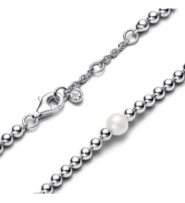 Le Bracelet Pandora, perle de culture d'eau douce, en argent 925/1000, 593173C01