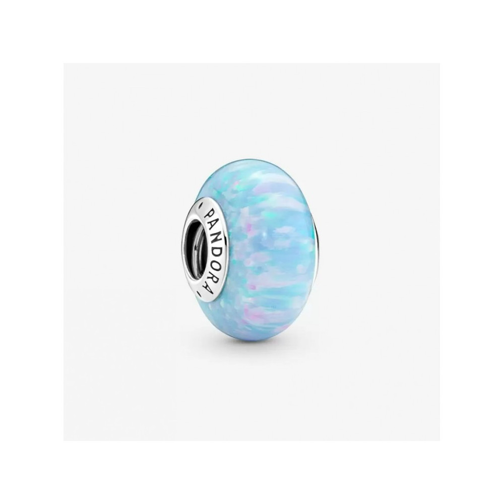 Charm Pandora moments, Bleu Océan Opalescent, en argent 925/1000 791691C01