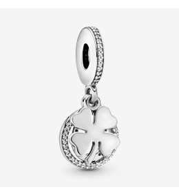 Charms - Bijoux - PANDORA - charm-pandora-pendant-trefle-a-quatre-feuilles-chance-en-argent-9251000-792089cz