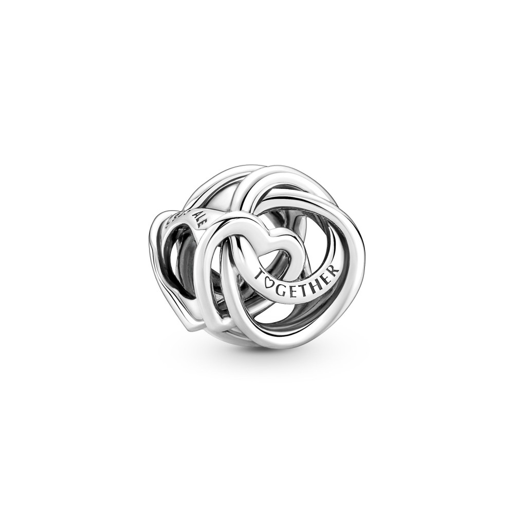 Charms - Bijoux - PANDORA - Charm Pandora moments, Cœur Toujours Encerclé Famille, en argent 925/1000 791507C00