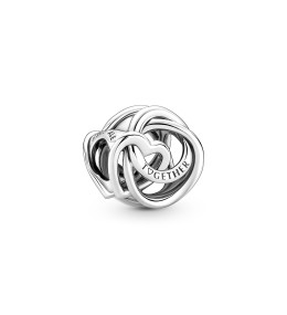 Charms - Bijoux - PANDORA - Charm Pandora moments, Cœur Toujours Encerclé Famille, en argent 925/1000 791507C00