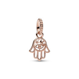 Le Charm pendentif Pandora, Main de Fatma, doré or rose 585/1000, 789144C00