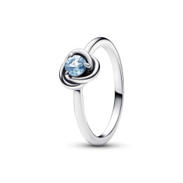 La Bague Pandora, Cercles de l’Éternité Bleu Azur, en argent 925/1000, 192993C03.