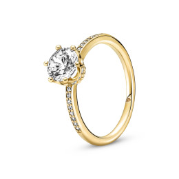 Bagues - Bijoux - Les bagues PANDORA - bague-pandora-solitaire-couronne-scintillante-incolore-168289c01