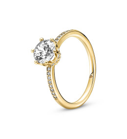 Bagues - Bijoux - Les bagues PANDORA - bague-pandora-solitaire-couronne-scintillante-incolore-168289c01