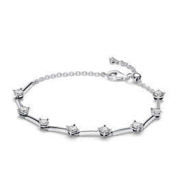 Le Bracelet Pandora, chaîne halo poire scintillante, en argent 925/1000, 593009C01