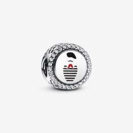Le Charm Pandora, gravable Mime français, en argent 925/1000, 792016CZ_E044