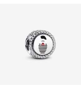 Le Charm Pandora, gravable Mime français, en argent 925/1000, 792016CZ_E044
