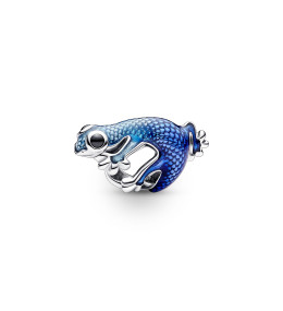 Le Charm Pandora moments, Gecko Bleu Métallisé, Argent 925/1000, 792701C01