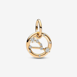 Le Charm Pandora pendentif , signe du taureau, doré or jaune 585/1000, 762707C01