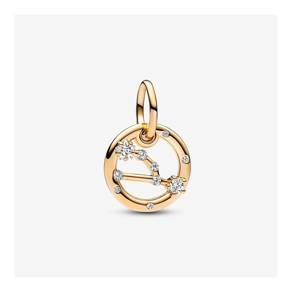 Le Charm Pandora pendentif , signe du taureau, doré or jaune 585/1000, 762707C01