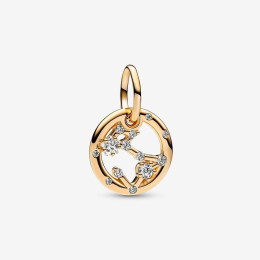 Le Charm Pandora pendentif, signe du poissons, doré or jaune 585/1000, 762724C01