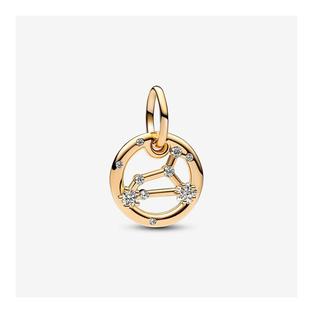 Le Charm Pandora pendentif, signe du lion, doré or jaune 585/1000, 762725C01