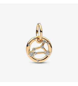 Le Charm Pandora pendentif, signe du lion, doré or jaune 585/1000, 762725C01