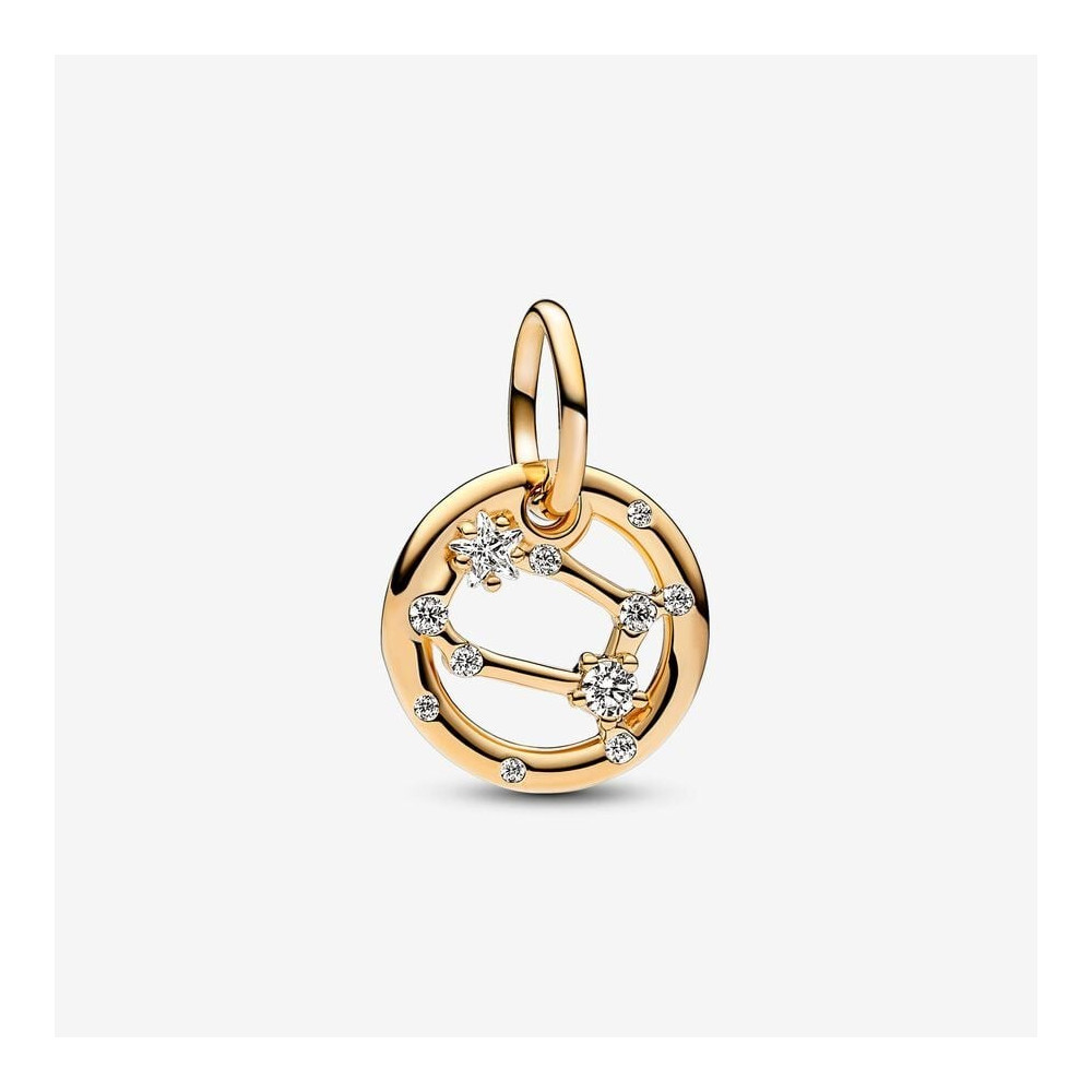 Le Charm Pandora pendentif , signe du gémeaux, doré or jaune 585/1000, 762711C01
