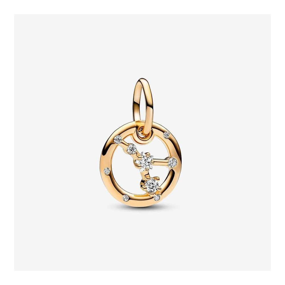 Le Charm Pandora pendentif , signe du cancer, doré or jaune 585/1000, 762708C01