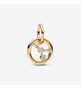 Le Charm Pandora pendentif , signe du cancer, doré or jaune 585/1000, 762708C01