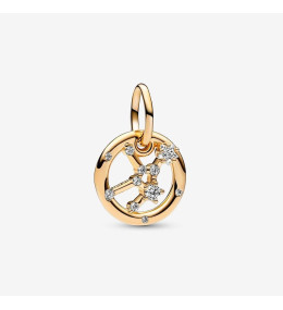 Le Charm Pandora pendentif , signe de la vierge, doré or jaune 585/1000, 762715C01