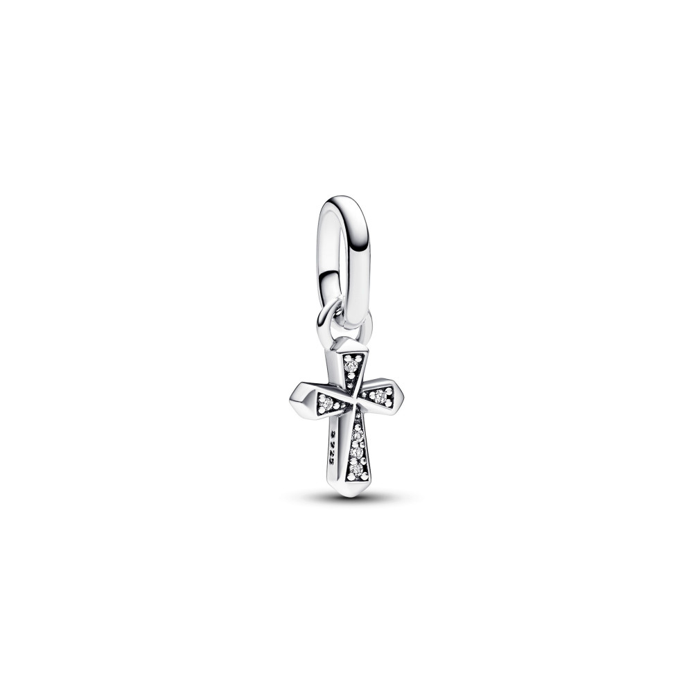 Le Mini Dangle Pandora Me, Croix Scintillante, en argent 925/1000, 793044C01