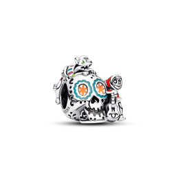 Le Charm Pandora Phosphorescent Disney Pixar Coco Crâne Miguel & Dante, en argent 925/1000, 792817C01