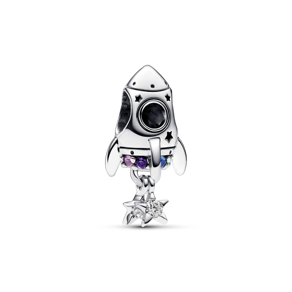 Le Charm Pandora, Fusée spatiale, en argent 925/1000, 792831C01