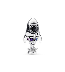 Le Charm Pandora, Fusée spatiale, en argent 925/1000, 792831C01