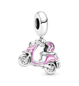 Charms - Bijoux - PANDORA - Charm pendentif, Pandora moments, Scooter Rose, en argent 925/1000 791057C01