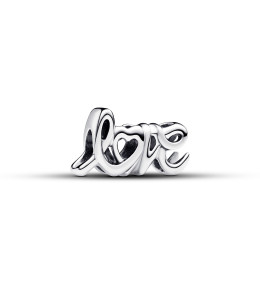 Le Charm Pandora, Love en lettres cursives, en argent 925/1000, 793055C00