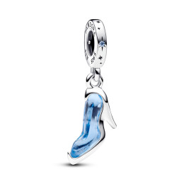 Le Charm pendentif Pandora, Disney pantoufle de verre Cendrillon, en argent 925/1000, 793071C01