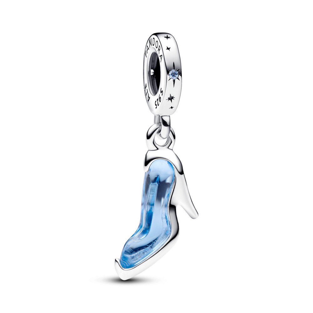 Le Charm pendentif Pandora, Disney pantoufle de verre Cendrillon, en argent 925/1000, 793071C01