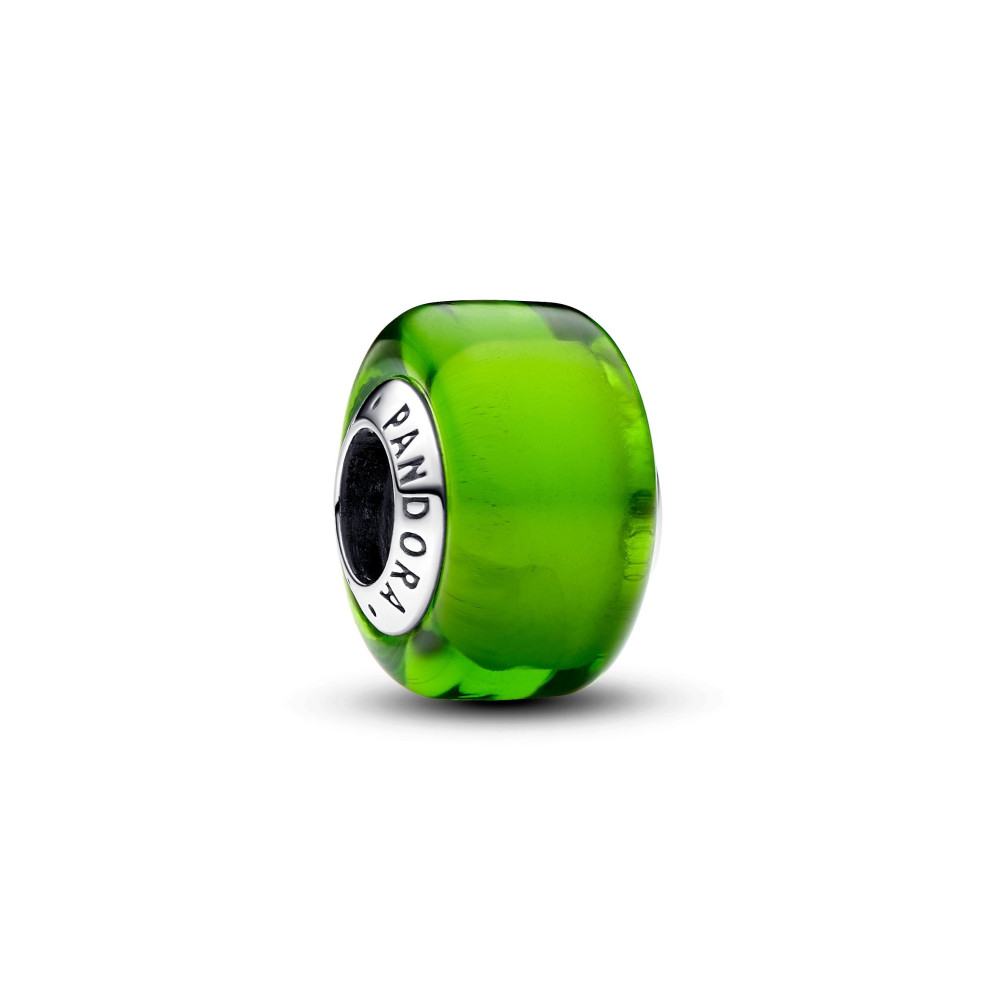 Le Charm Pandora, Mini Murano vert, en argent 925/1000, 793106C00