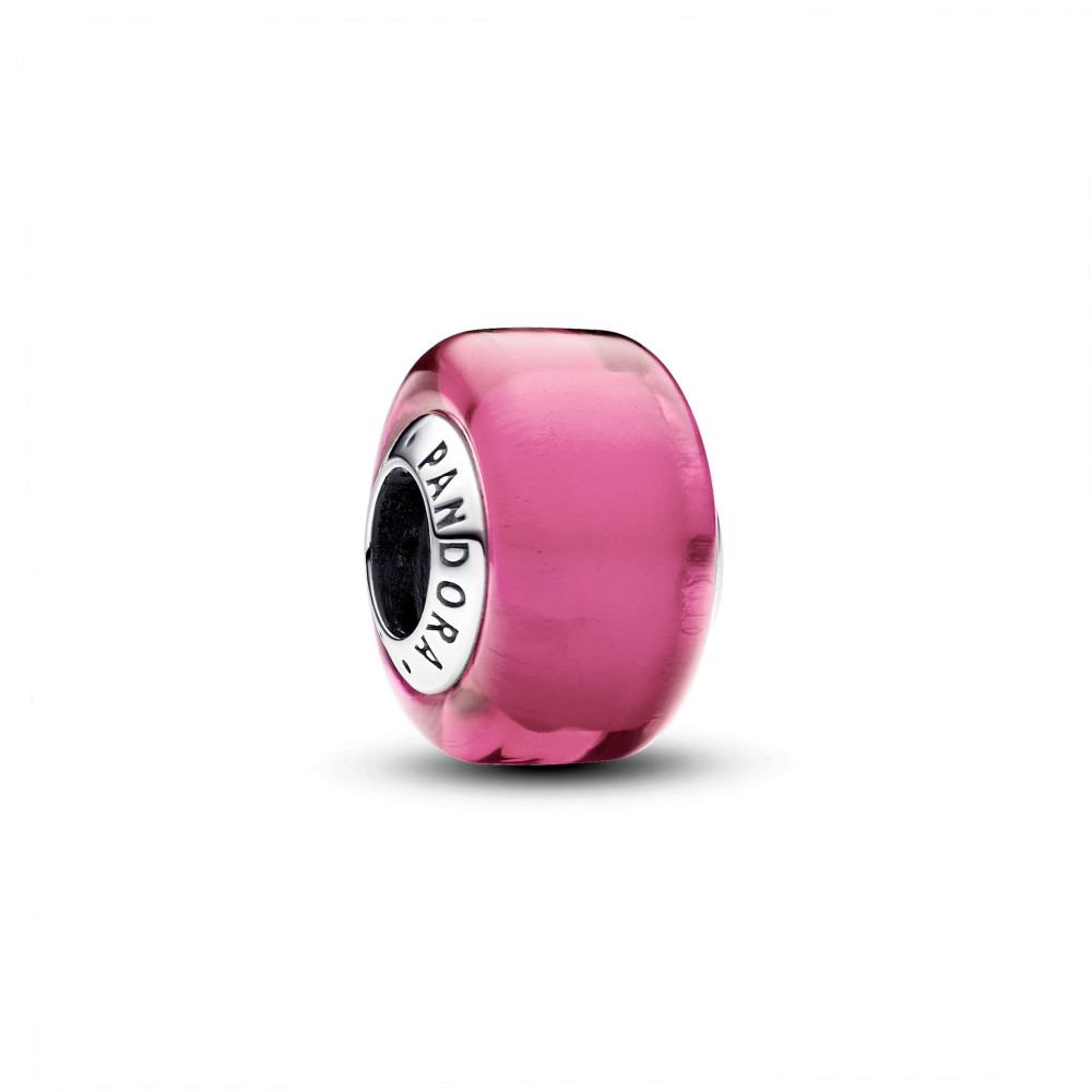 Le Charm Pandora, Mini Murano rose, en argent 925/1000, 793107C00