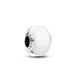 Le Charm Pandora, Mini Murano blanc, en argent 925/1000, 793118C00