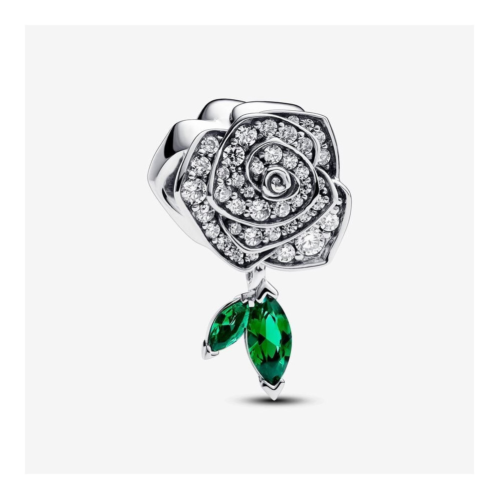 Le Charm Pandora moments Rose scintillante en fleur, en argent 925/1000, 793201C01