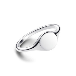 La Bague Pandora moments, chevalière gravable, en argent 925/1000, 193093C00