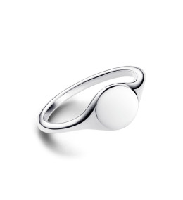 La Bague Pandora moments, chevalière gravable, en argent 925/1000, 193093C00